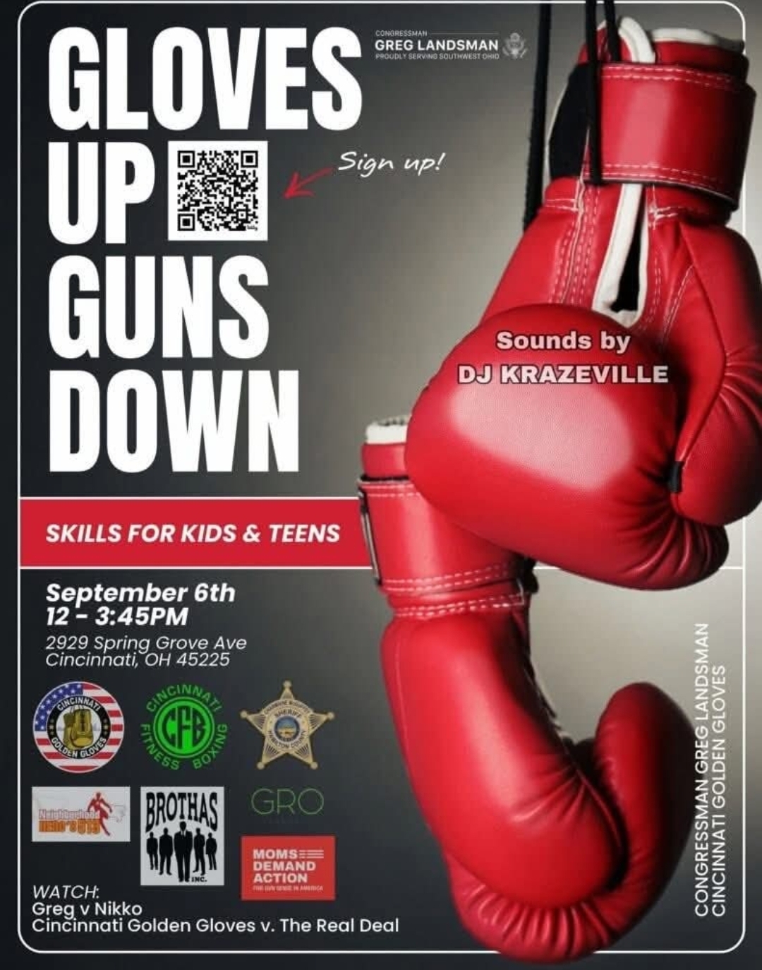Gloves Up Guns Down